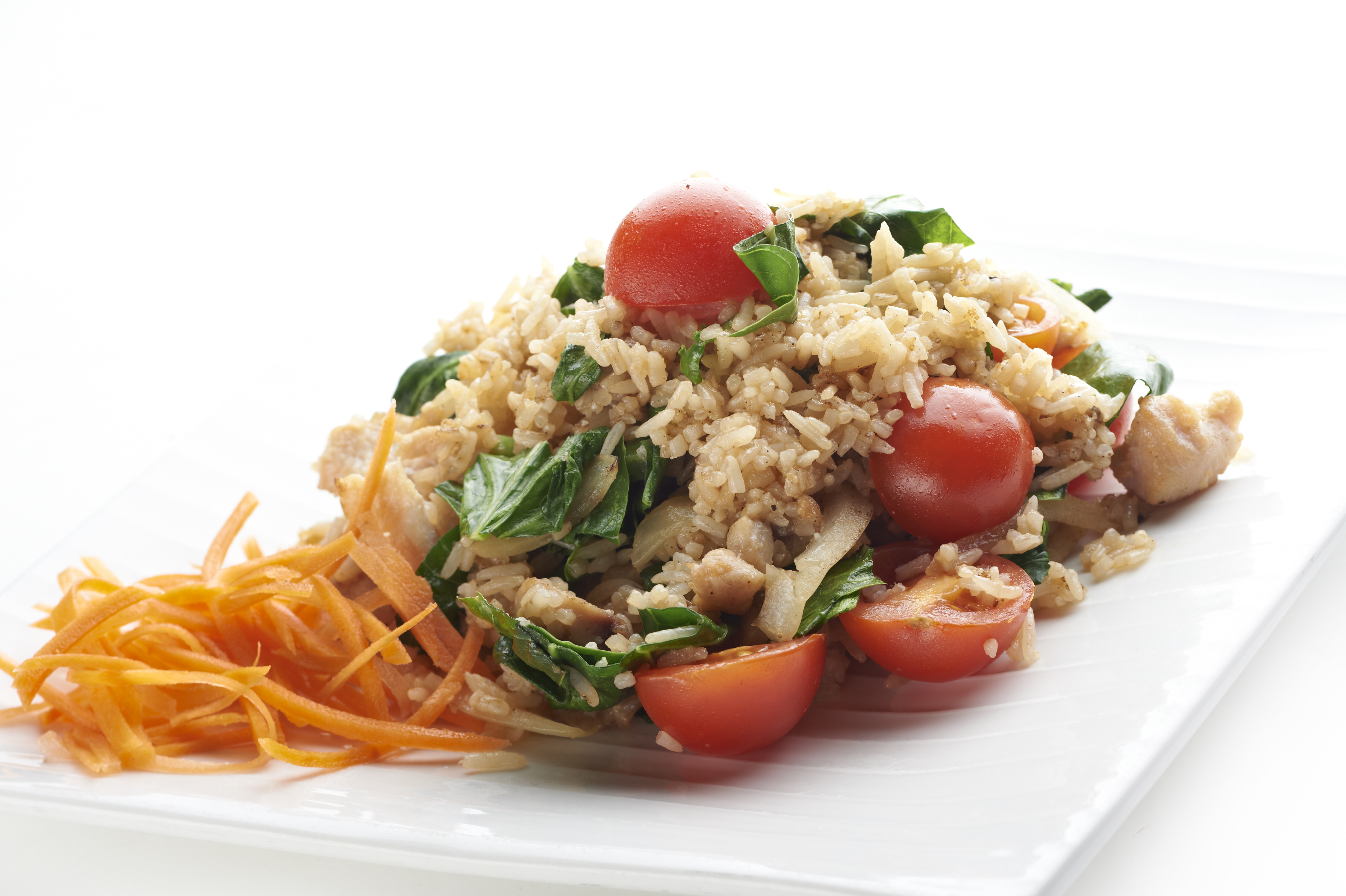 KHAO PHAD KHA NAH Pečen riž s kitajskim brokolijem KHAO PHAD KHA NAH Pečen riž s kitajskim brokolijem